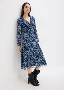 Midikjole i mesh, bonprix