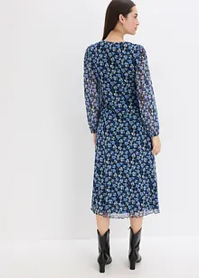 Midikjole i mesh, bonprix