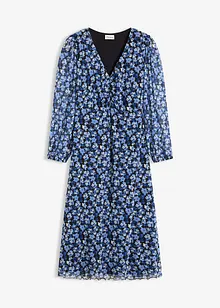 Midikjole i mesh, bonprix