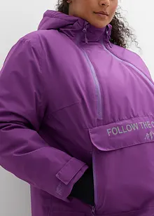 Vanntett funksjonsanorakk med fleecefôr, bonprix