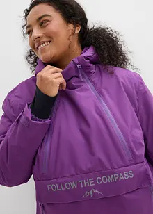 Vanntett funksjonsanorakk med fleecefôr, bonprix