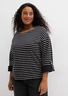 Oversized sweatshirt i 100% bomull, bonprix