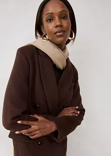 Blazerkåpe i myk ullmiks, bonprix