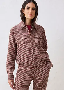 Bomberjakke i myk ullmiks, bonprix