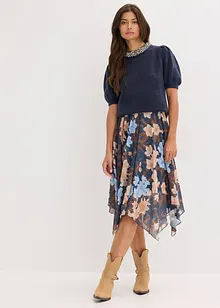 Genser med strass-applikasjon, bonprix