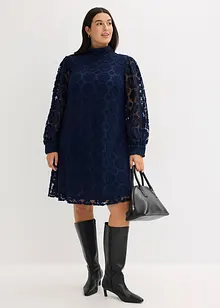 Minikjole i blondemateriale, bonprix