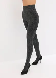 Varmende strømpebukse i glitrende fleecemateriale, bonprix