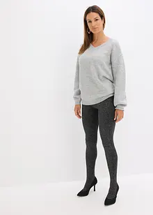 Varmende strømpebukse i glitrende fleecemateriale, bonprix