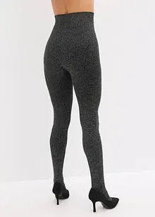 Varmende strømpebukse i glitrende fleecemateriale, bonprix