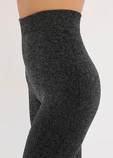 Varmende strømpebukse i glitrende fleecemateriale, bonprix