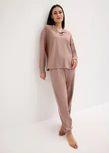 Loungewear-kosedress i myk bomull, oversized, bonprix