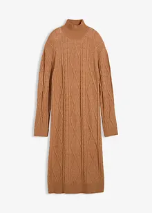 Kabelstrikket kjole, bonprix