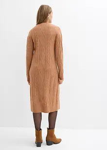 Kabelstrikket kjole, bonprix