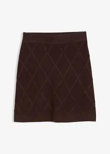 Kabelstrikket skjørt, bonprix