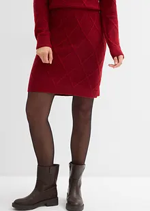 Kabelstrikket skjørt, bonprix