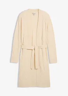 Kabelstrikket coatigan, bonprix