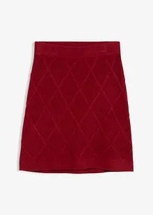 Kabelstrikket skjørt, bonprix