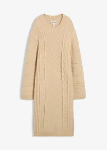 Strikket midikjole, bonprix