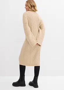 Strikket midikjole, bonprix