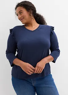 Jerseytopp av bomullsmiks, bonprix