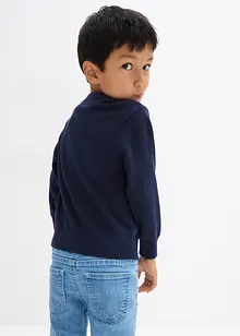 Finstrikket genser i 100% bomull, bonprix