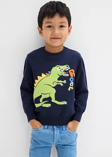 Finstrikket genser i 100% bomull, bonprix