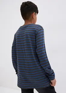 Langermet topp i 100% økologisk bomull (2-pack), bonprix