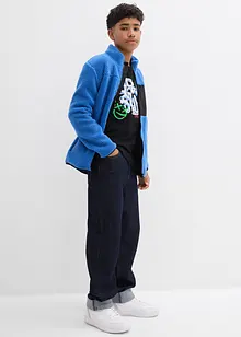 Langermet topp i 100% økologisk bomull, bonprix