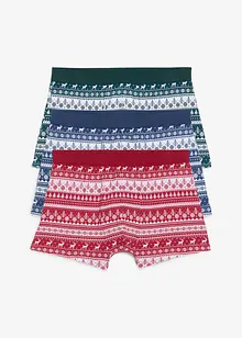 Boxershorts med bomull i ettersittende modell (3-pack), bonprix