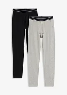 Lang underbukse med myk, økologisk bomull (2-pack), bonprix