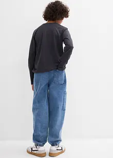 Slip on-cargojeans for barn, Loose Fit, bonprix