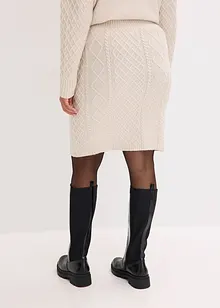 Strikket skjørt, bonprix