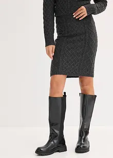 Strikket skjørt, bonprix