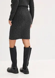 Strikket skjørt, bonprix