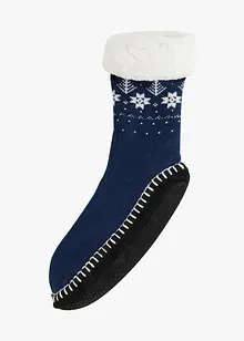 Kosesokker med påsydde såler og pilefôr, bonprix