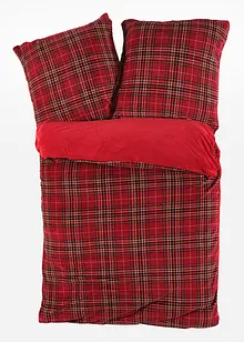 Vendbart sengesett i Cashmere Touch-materiale med rutemønster, bonprix