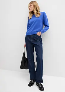 Oversized genser i 100% bomull, bonprix