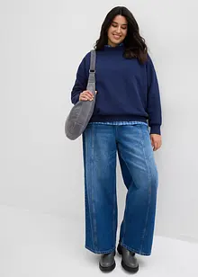 Oversized sweatshirt i 100% økologisk bomull, bonprix