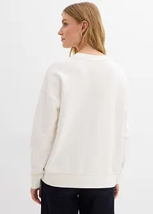 Oversized sweatshirt i 100% økologisk bomull, bonprix