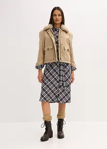 Vinterjakke i ullstil, bonprix