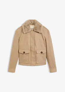 Vinterjakke i ullstil, bonprix