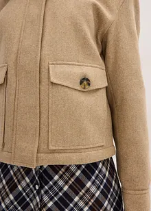 Vinterjakke i ullstil, bonprix