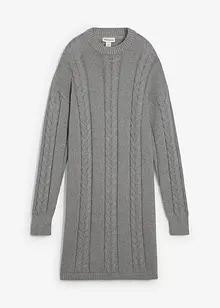 Strikket kjole i 100% bomull, bonprix
