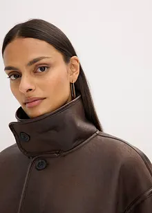 Jakke i imitert lammeskinn, bonprix