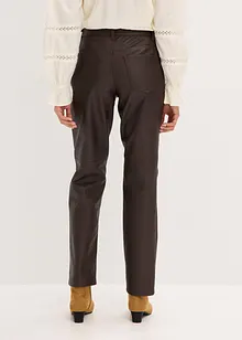 Bukse i imitert skinn og used look, bonprix