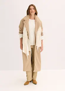 Oversized kåpe i ullstil, bonprix