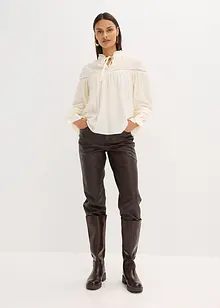 Bluse i fin viskosemiks, bonprix