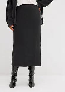 Strikket skjørt i 100% bomull, bonprix