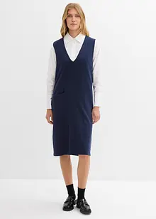 Strikket kjole i 100% bomull, bonprix