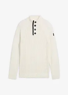 Genser med resirkulert bomull og ståkrage, bonprix